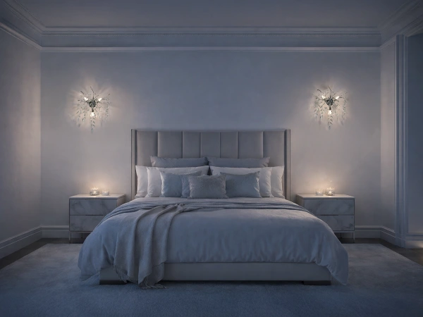 ELYSIA nástenná krištáľová lampa - V20008 1