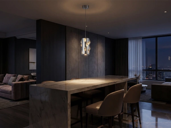 CLARIS závesná krištáľová lampa 120 - V30001 2