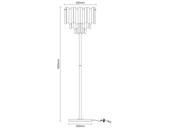 CONGELATO stojaca lampa 1600 - V20137 6