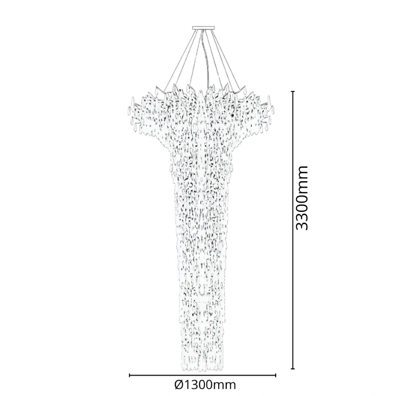 GOCCIA závesný krištáľový luster 3300 - V20035 6