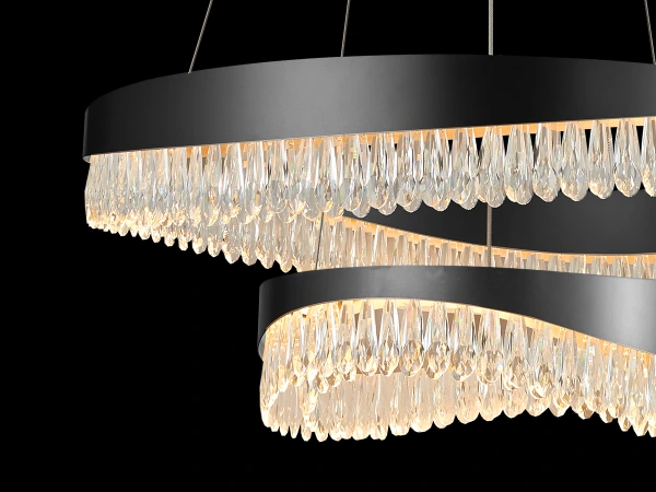 AURORA závesný krištáľový luster 800+450 - V30078 10