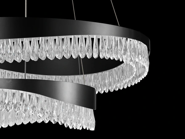 AURORA závesný krištáľový luster 800+450 - V30078 9