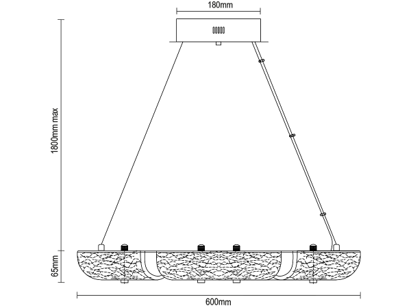 CORTEZA závesný luster 800 - V30034 7
