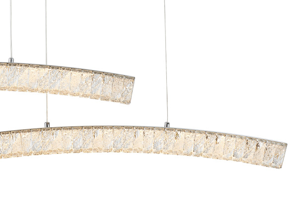 LETICIA závesný krištáľový luster 840+840 - V30121 6