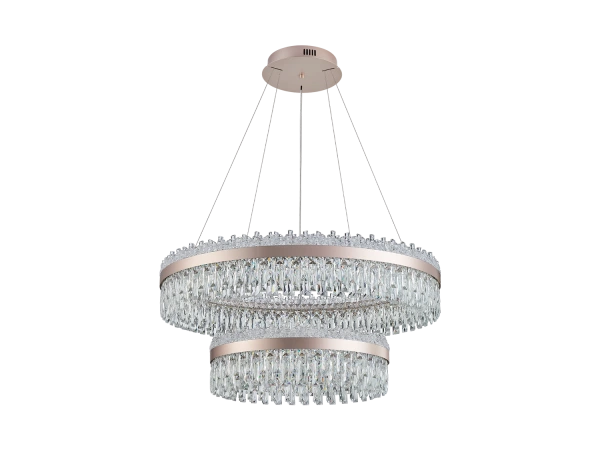 ROCOCO závesný krištáľový luster 950+600 - V30105