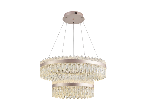 ROCOCO závesný krištáľový luster 800+500 - V30104 3