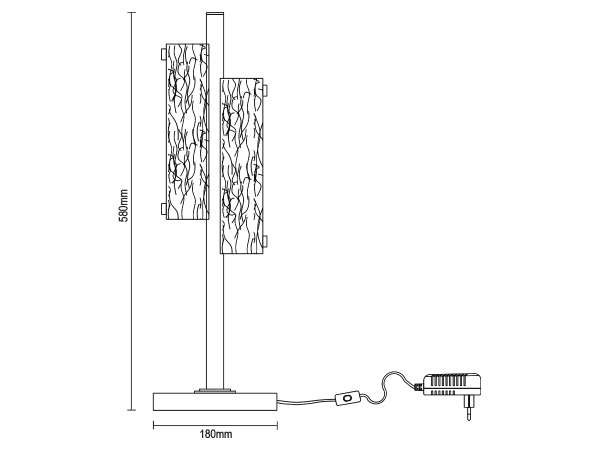 CORTEZA stolná lampa 580 - V30037 7