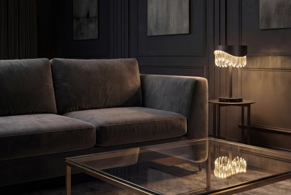 AURORA Stolná krištáľová lampa 380 - V30082 3