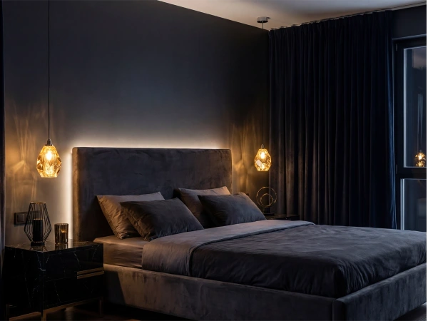 DIAMOR AMBER závesná krištáľová lampa - V30052 2