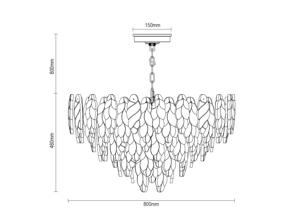 CHOREO závesný luster 800 - V20116 11