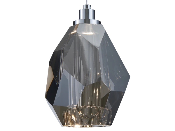DIAMOR SMOKE závesná krištáľová lampa - V30053 3