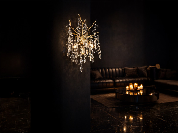 ELYSIA nástenná krištáľová lampa- V20007 1