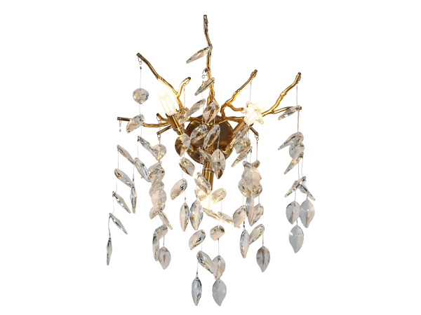 ELYSIA nástenná krištáľová lampa- V20007 2