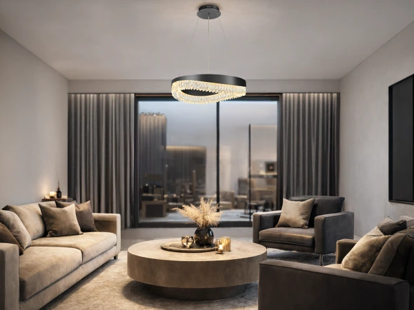 AURORA závesný krištáľový luster 600 - V30076 2