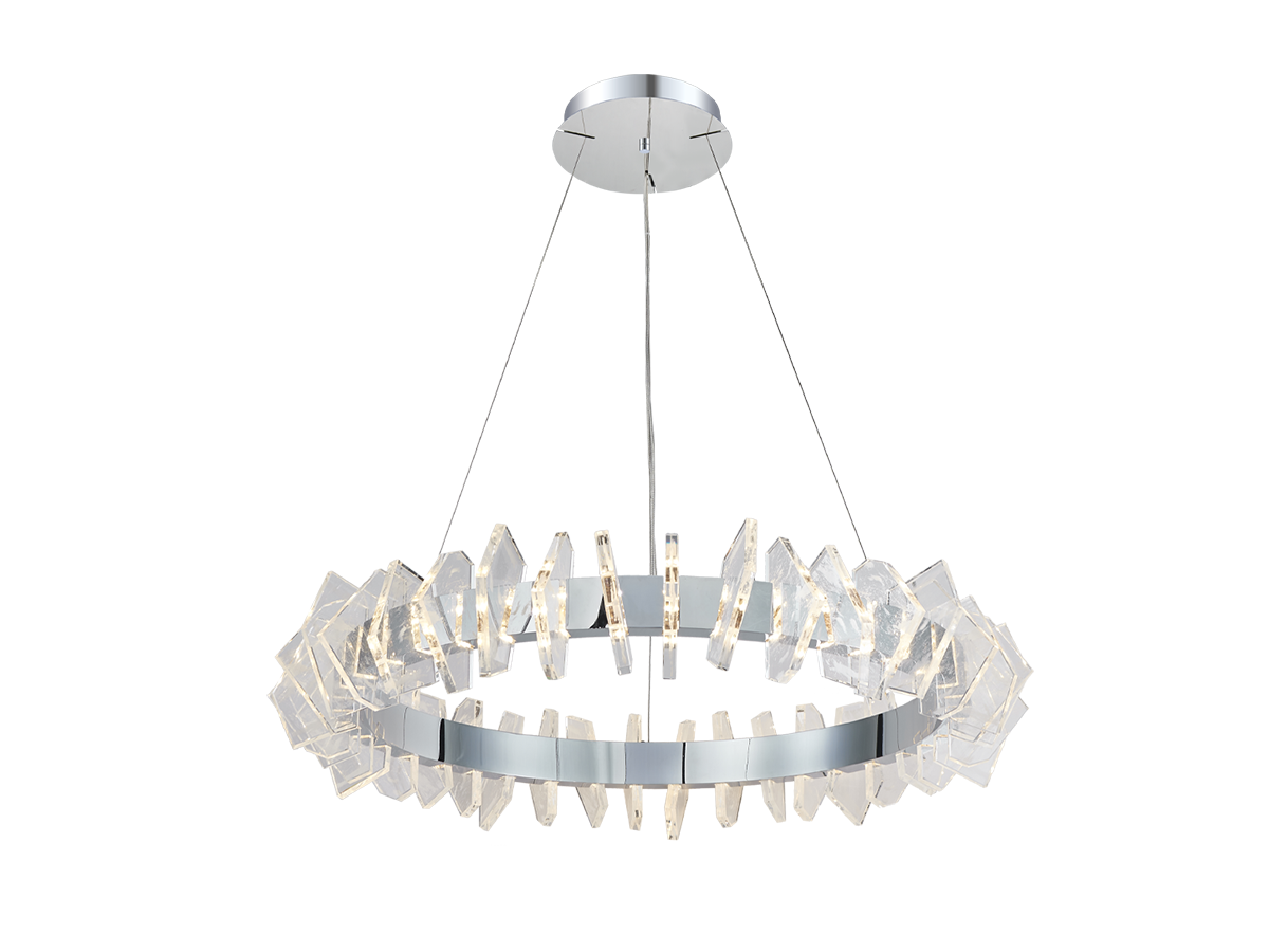 Moderné osvetlenie s výrazným skleneným prvkom pre štýlové interiéry.